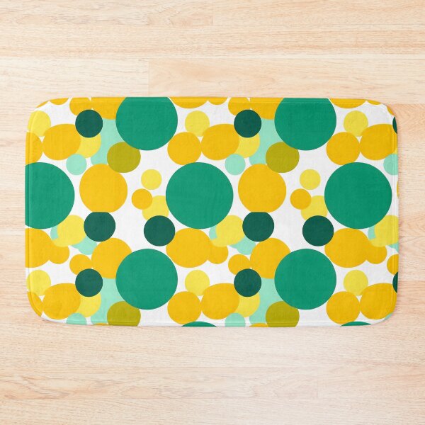 Item preview, Green & Yellow Minimalism Abstract Circles Pattern #2 designed and sold by ARTficiallyAnon.