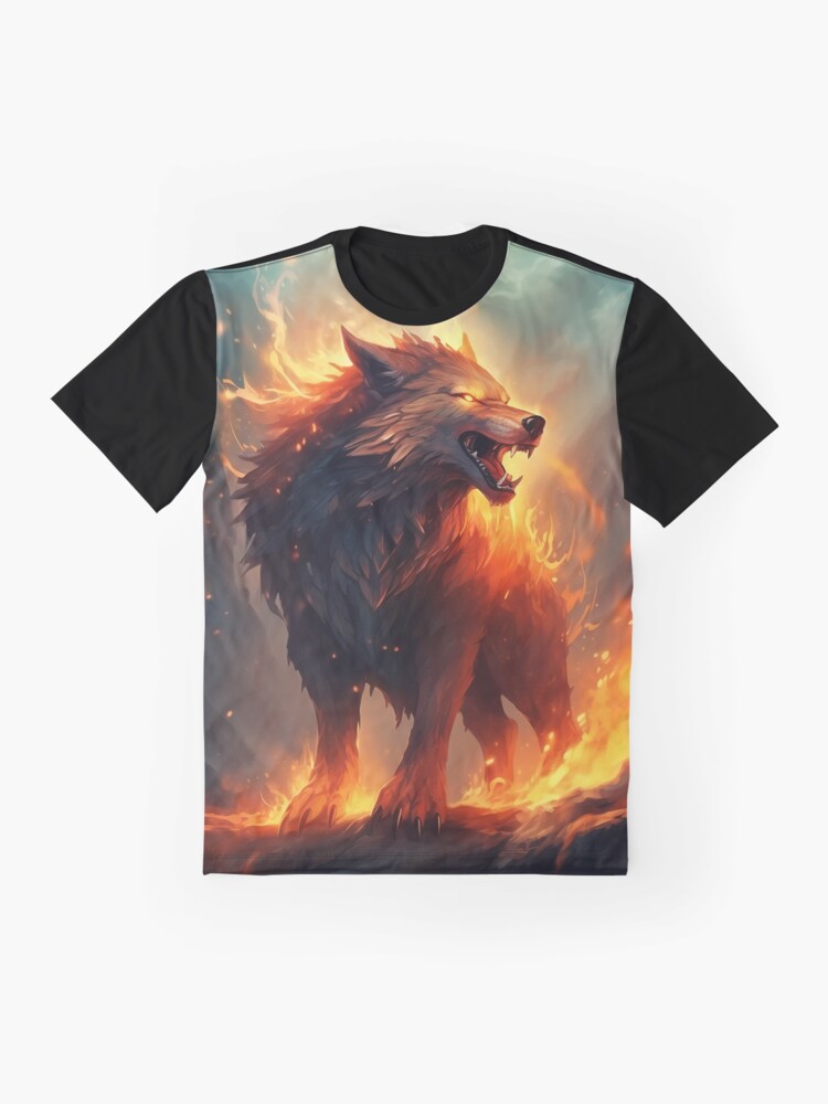 wolf fashion free fire t shirt