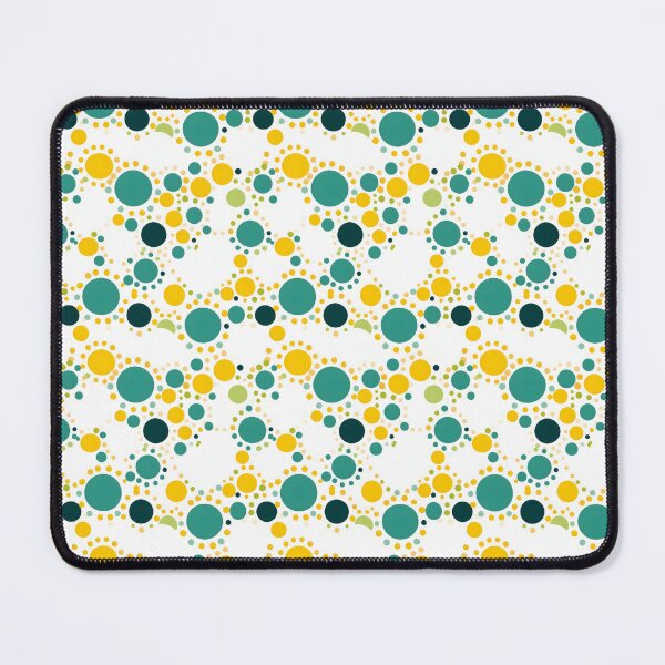 Item preview, Green & Yellow Minimalism Abstract Circles Pattern #3 designed and sold by ARTficiallyAnon.