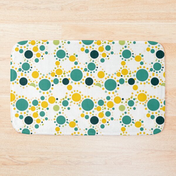 Item preview, Green & Yellow Minimalism Abstract Circles Pattern #3 designed and sold by ARTficiallyAnon.