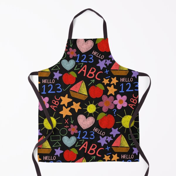Item preview, Kids school kindergarten art - black designed and sold by PrettywithColor.