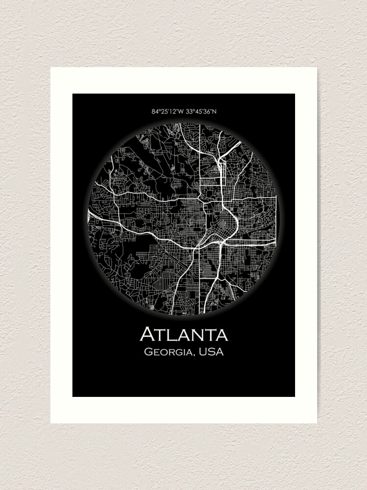 Transit Sign: outlets Atlanta - Acrylic Wall Art Print, 12