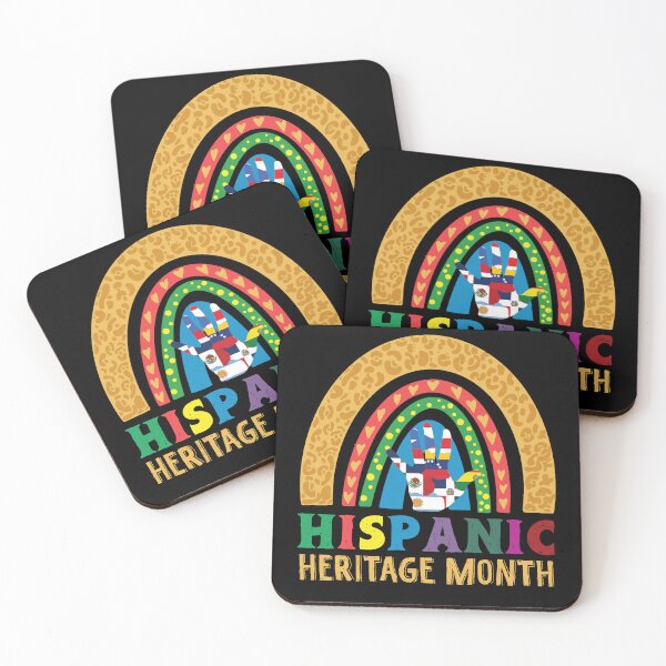 Item preview, Hispanic Heritage Month Hispanic Pride Rainbow designed and sold by ArtMeetsPizza.