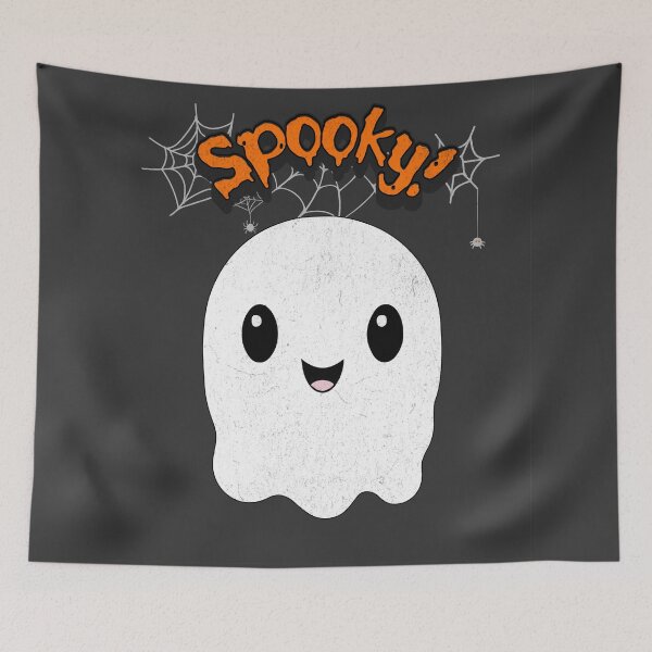 Item preview, Spooky! Cute Kawaii Ghost designed and sold by Sir Meow Meow.