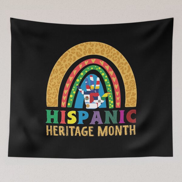 Item preview, Hispanic Heritage Month Hispanic Pride Rainbow designed and sold by ArtMeetsPizza.