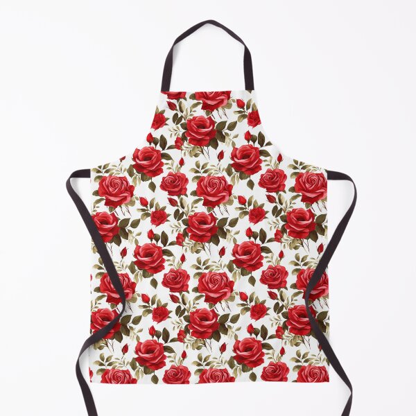 Item preview, Red rose flowers seamless pattern designed and sold by SteveJJ30.