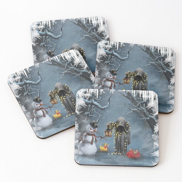 Item preview, The dark christmas, skeleton with dark snowman designed and sold by nicky2342.