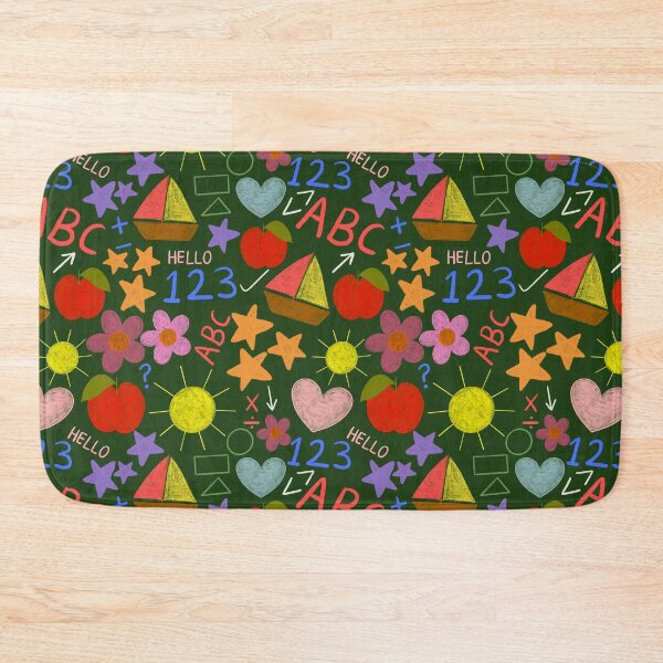 Item preview, Kids school kindergarten art - dark green designed and sold by PrettywithColor.