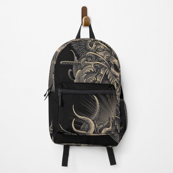 Item preview, Samurai Head Engraving Art designed and sold by WOLForDEER.