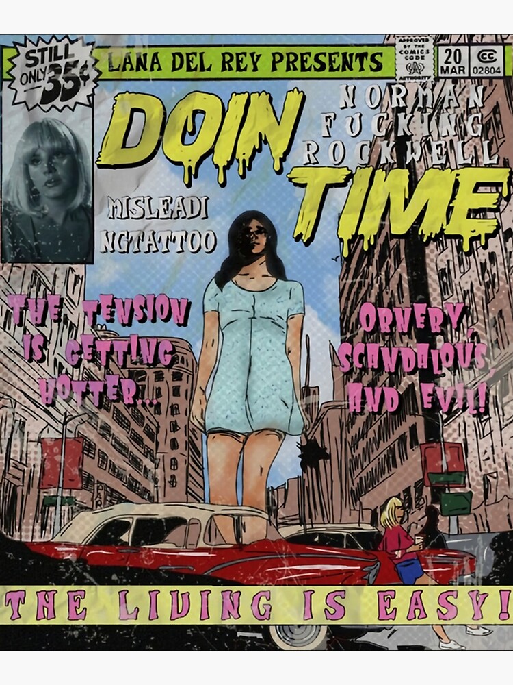 Doin Time Poster - Lana Del Rey - Tapestry