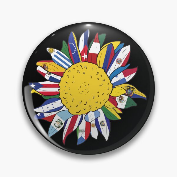 Artikelvorschau, Hispanic Heritage Hispanic Pride Sonnenblume entworfen und verkauft von ArtMeetsPizza.