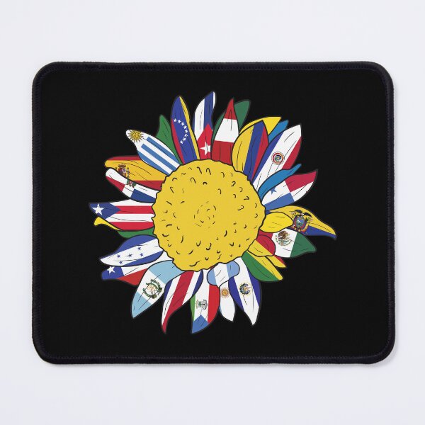Item preview, Hispanic Heritage Hispanic Pride Sunflower designed and sold by ArtMeetsPizza.