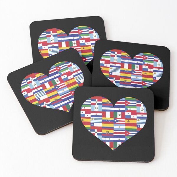 Item preview, Hispanic Heritage Hispanic Pride Flag Heart designed and sold by ArtMeetsPizza.