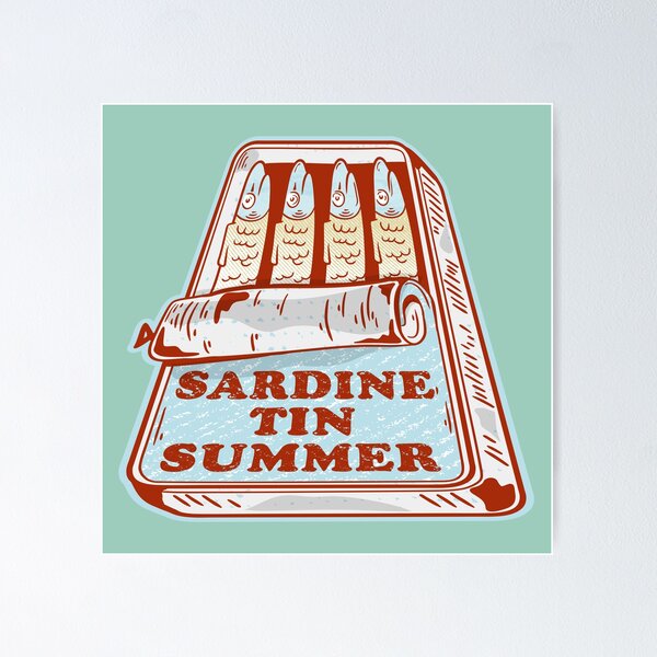 Item preview, Sardine tin summer designed and sold by piedaydesigns.