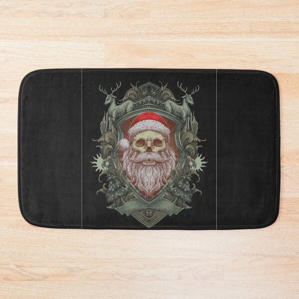 Item preview, Santa Skull Engraving Art  designed and sold by WOLForDEER.