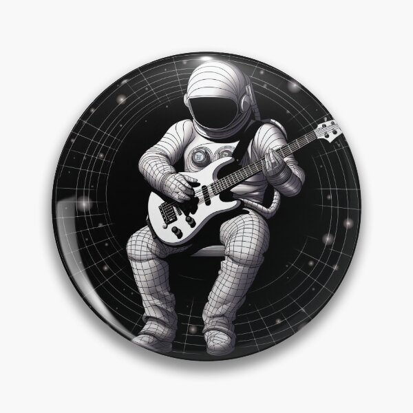 Item preview, Cosmic Harmony: Astronaut in Space Guitar Jam designed and sold by ThePurpleMelon.