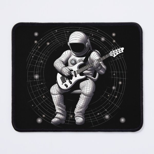 Item preview, Cosmic Harmony: Astronaut in Space Guitar Jam designed and sold by ThePurpleMelon.