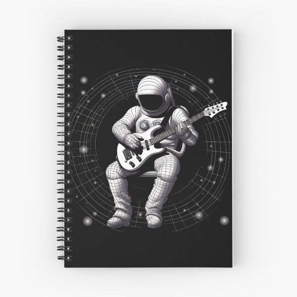 Item preview, Cosmic Harmony: Astronaut in Space Guitar Jam designed and sold by ThePurpleMelon.