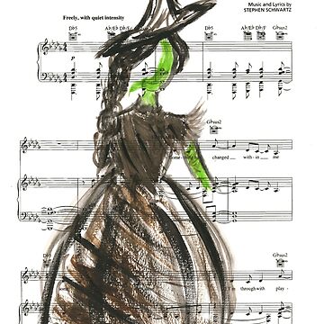 Artwork thumbnail, Elphaba - Defying Gravity by Emma Taviani