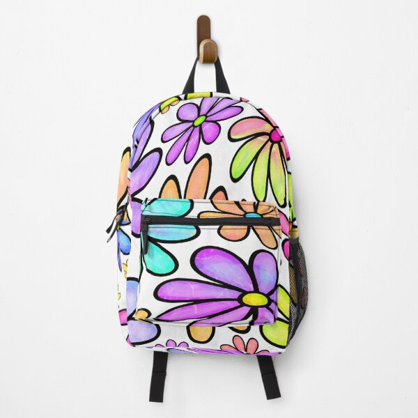 Item preview, Retro 1960's Pink, Purple, Yellow Twirled Flower Pattern designed and sold by DEC02.