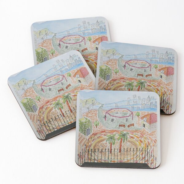 Item preview, Childhood neighborhood illustration designed and sold by LittlesheART.