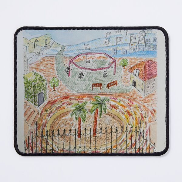 Item preview, Childhood neighborhood illustration designed and sold by LittlesheART.