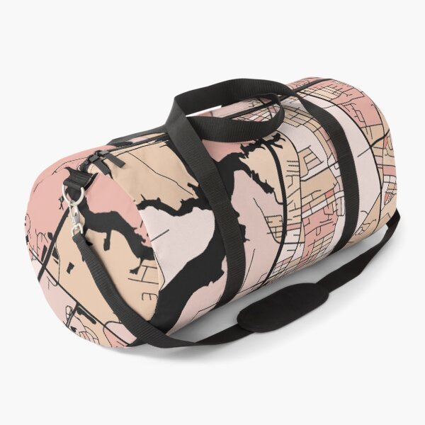 Item preview, Chesapeake Map Pattern in Soft Pink Pastels designed and sold by PatternMaps.