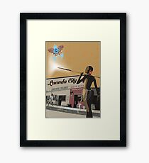 Angola - Salao de beleza Africa Framed Print