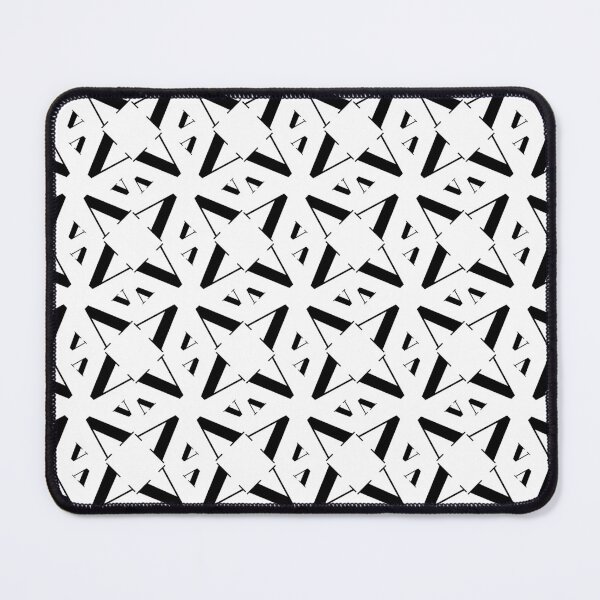 Item preview, V Alphabet Letter Black Seamless designed and sold by MUJU-pixel.