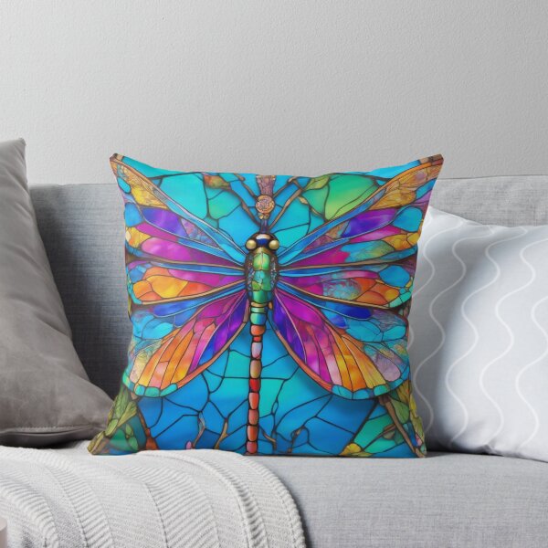 Item preview, Dragonfly Stained Glass Art designed and sold by druidwolfart.