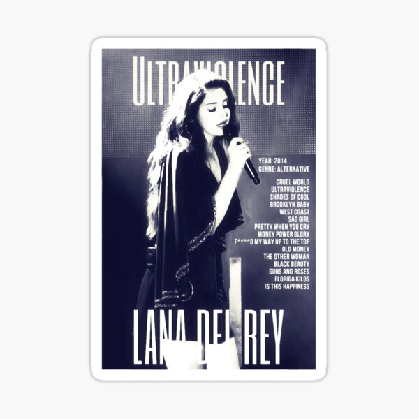 Lana Del Rey ID Sticker Small – Dream Girls World