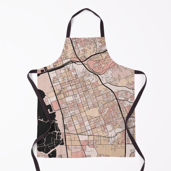 Item preview, Chula Vista Map Pattern in Soft Pink Pastels designed and sold by PatternMaps.