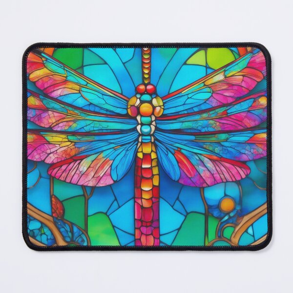 Item preview, Dragonfly Stained Glass Art designed and sold by druidwolfart.