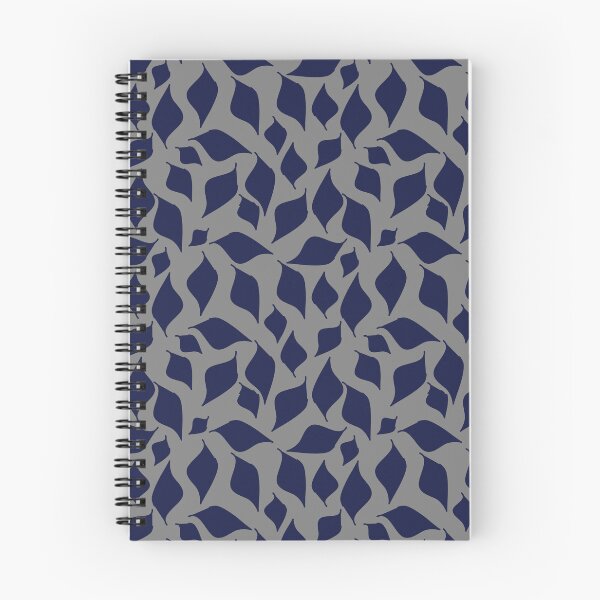 Item preview, Abstract navy leaves designed and sold by Mysooni.