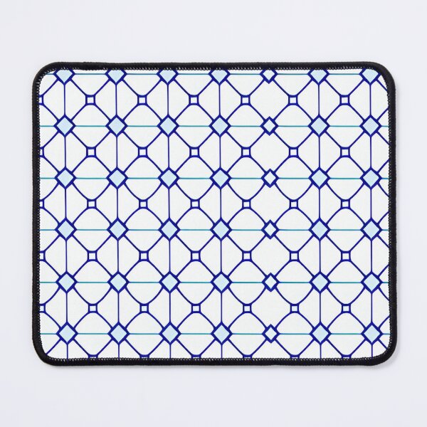 Item preview, seamless pattern with blue geometric abstract designed and sold by APHIDAT-TA.
