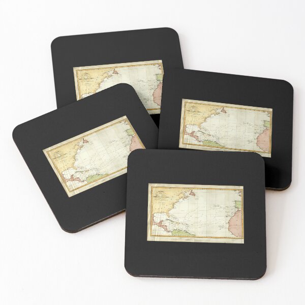 Item preview, Christopher Columbus Voyage Map (1828)  	 designed and sold by fdxjkrsf44.