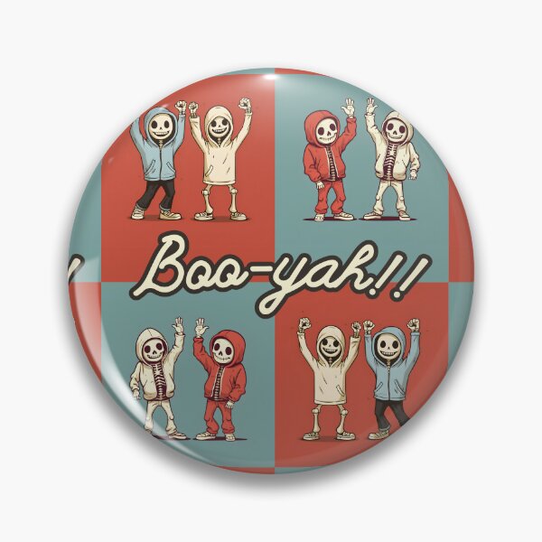 Item preview, Boo-Yah!! | Halloween Skeleton Celebration designed and sold by MildOrangeStore.