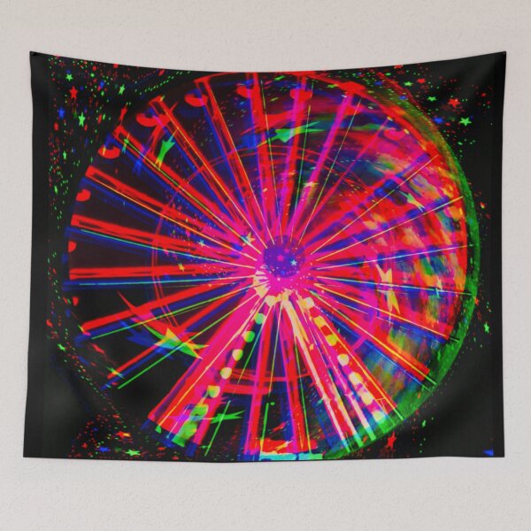 Item preview, Psychedelic wonder wheel designed and sold by asanaworld.