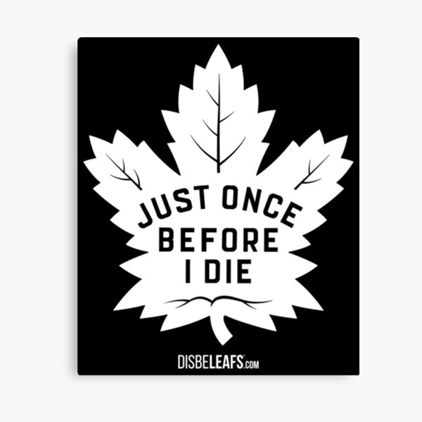 Toronto Maple Leafs Light Blue Leather Emblem – GL Canvas Print Art