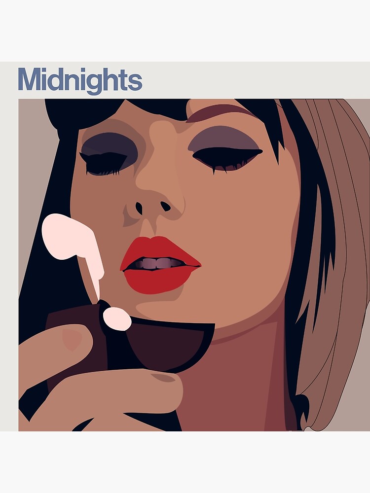 Taylor Swift Midnights Fine Art Print. Taylor Swift Artwork 