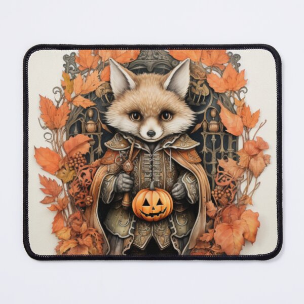 Item preview, Halloween: Enchanted Fox of the Harvest Moon designed and sold by Digital Contours.