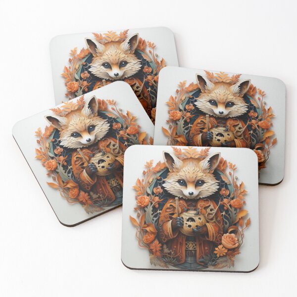 Item preview, Halloween: Woodland Whimsy Fox designed and sold by Digital Contours.