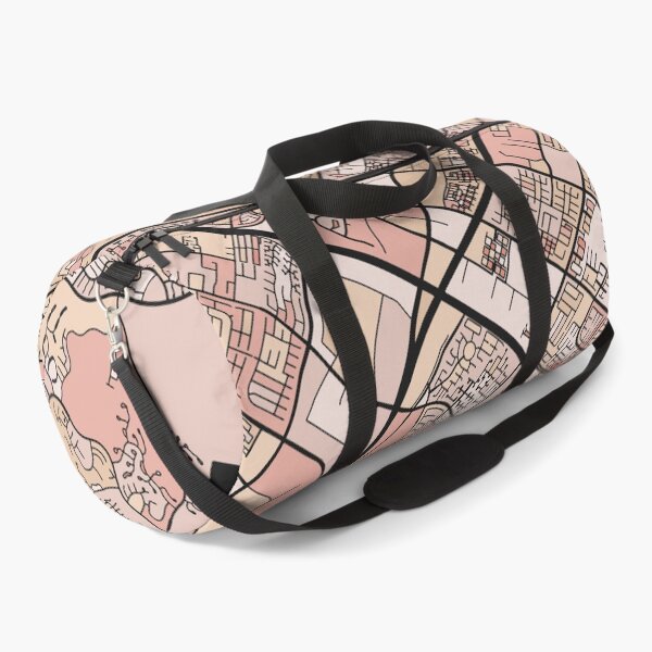 Item preview, Irvine Map Pattern in Soft Pink Pastels designed and sold by PatternMaps.