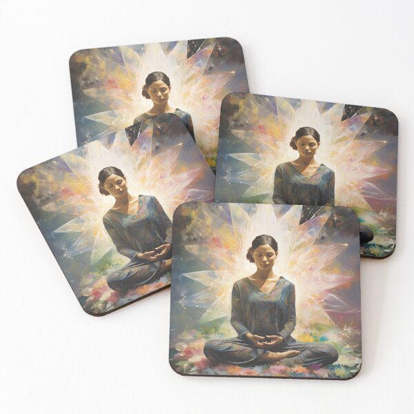 Item preview, Radiant Meditation: Blossoming Serenity designed and sold by krishutd.