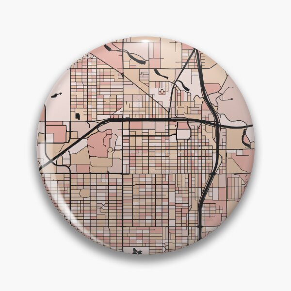 Artikelvorschau, Lubbock-Kartenmuster in zartrosa Pastelltönen entworfen und verkauft von PatternMaps.