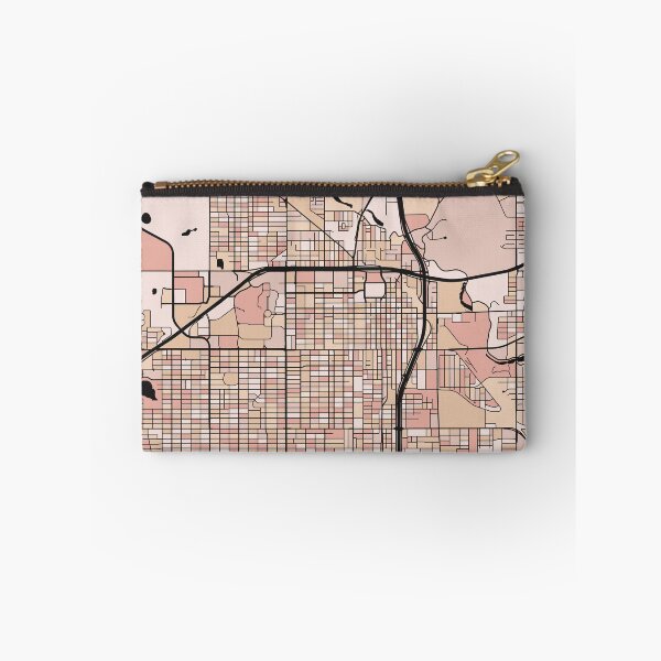 Item preview, Lubbock Map Pattern in Soft Pink Pastels designed and sold by PatternMaps.