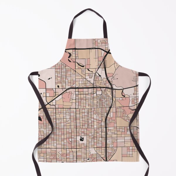 Item preview, Lubbock Map Pattern in Soft Pink Pastels designed and sold by PatternMaps.