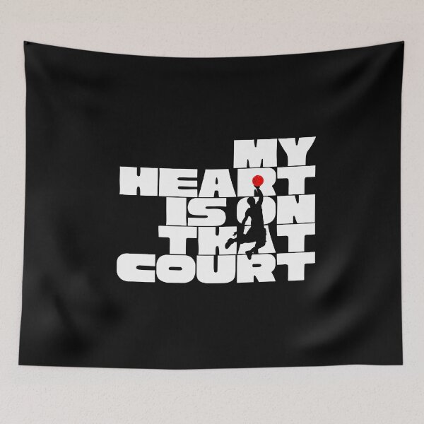 Item preview, My Heart is on That Court, basketbal designed and sold by cocokara999.