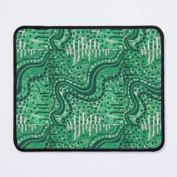 Item preview, Bright Green Machine Abstract Painting designed and sold by jcmakesart.