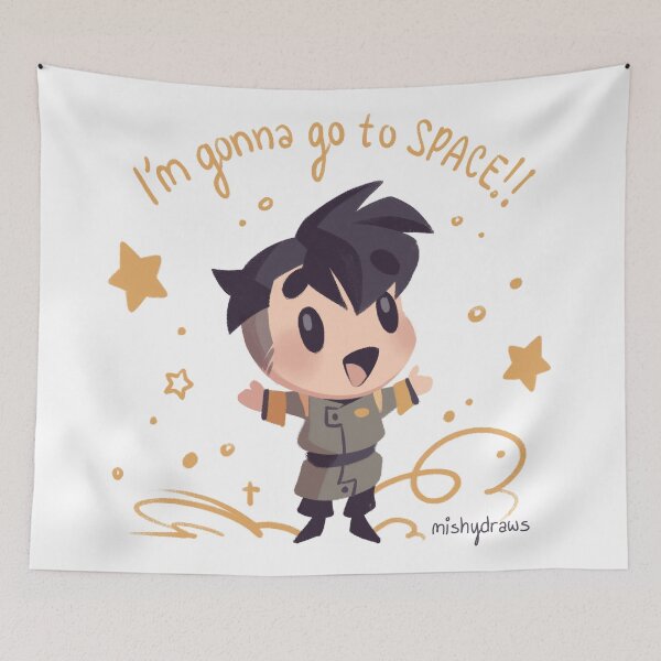 Item preview, I'm Gonna Go To Space! designed and sold by mishydraws.